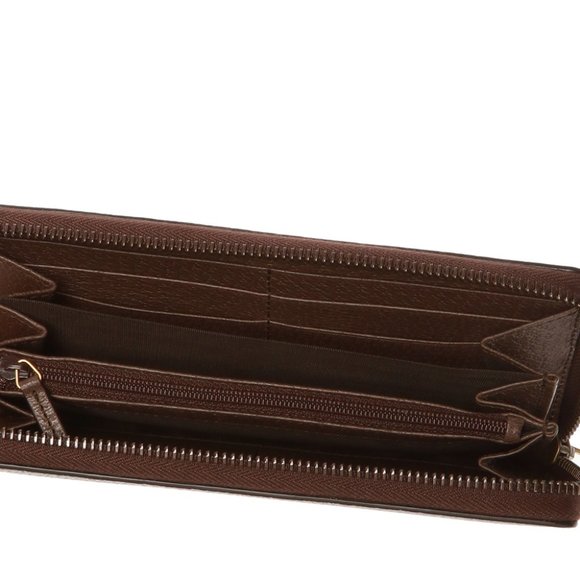 Gucci Bee Star Zip Around Wallet in Brown NEW IN BOX - Picture 2 of 2